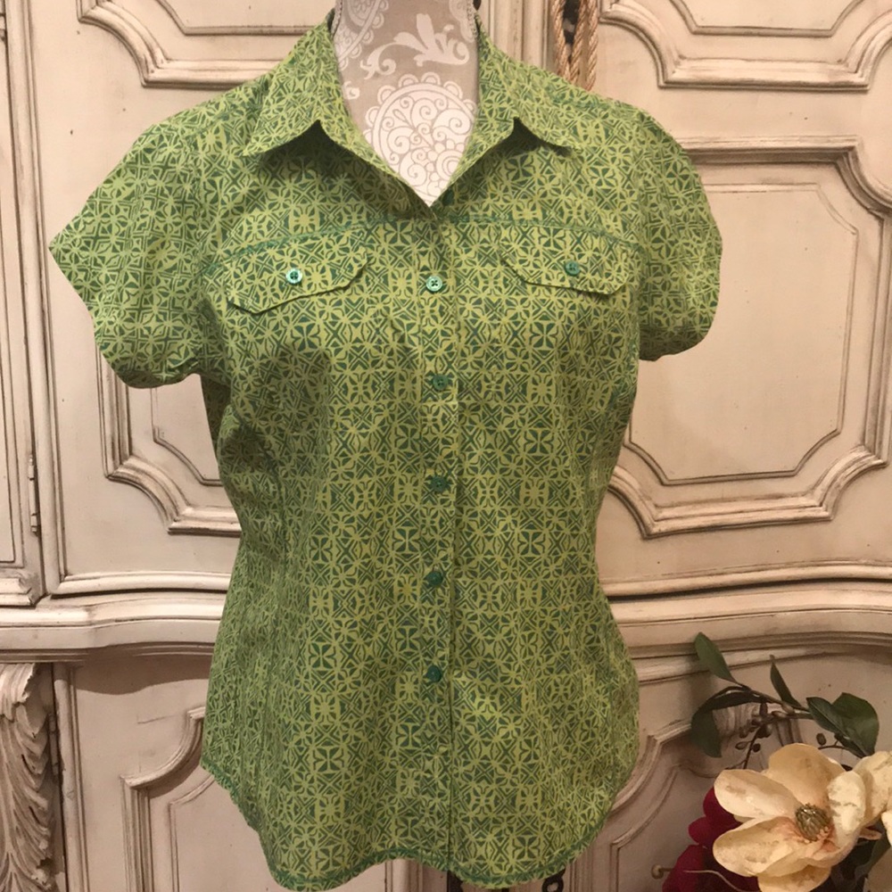 COLUMBIA SUMMER WEIGHT BUTTON DOWN SHIRT NWOT SZ L